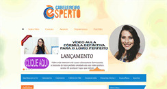 Desktop Screenshot of cabeleireiroesperto.com