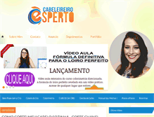 Tablet Screenshot of cabeleireiroesperto.com